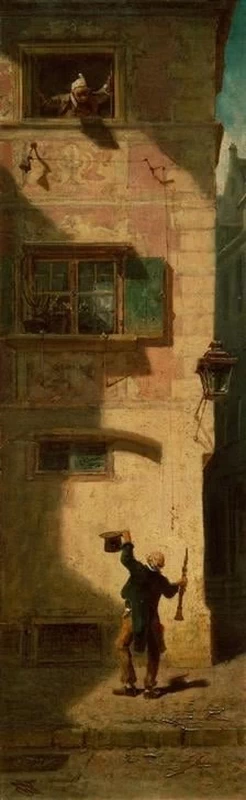 Il musicista mendicante - München, Neue Pinakothek